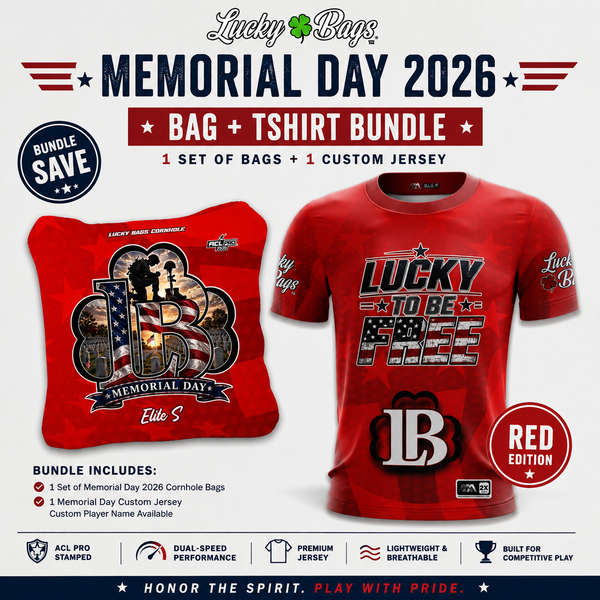 Lucky Bags Memorial Day 2026 Bundle – Jersey + Bags Collection (Red | Navy | Gray)